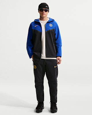 Chelsea  トレーニングジャージ ネイビー Chelsea F.C. Tech Men's Nike Football Woven Pants. Nike RO